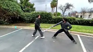 Homemade Hema Sabre Sparring