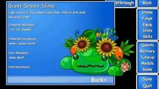 Epic Battle Fantasy 3 : Bestiary walkthrough