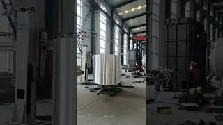 Dished ends and tank polishing machine