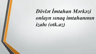 DİM onlayn tarix sınaq suallarının izahı (otk.az)