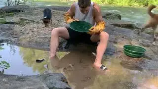 Oyster River Gold Panning!