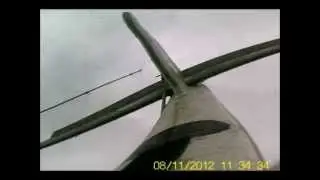 Model Plane crash filmed by on-board camera