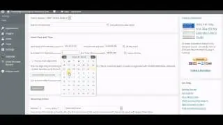 Add an Event to My Calendar Widget in Wordpress
