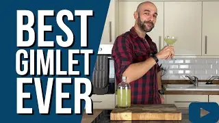 THE BEST GIMLET EVER? how to make an Apple  & Lime Gimlet cocktail