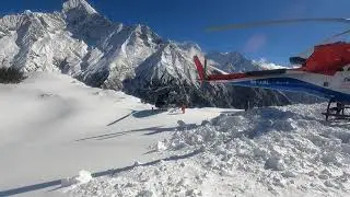 Everest Base Camp Helicopter tour with landing flight cost, mount Everest flight tour by Helicopter.
