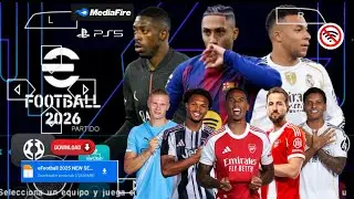 Футбол PES 2026 PPSSPP: полное обновление, трансферы и форма 2025/26, реалистичные лица, камера, ...