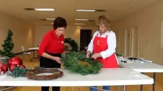 Fluffing Wreaths