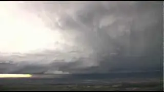 Mesocyclone Thunderstorm: View from Casper Mountain, WY