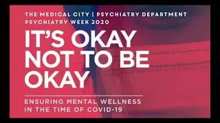 PSY WEEK 2020: Preventing Isolation, Depression, and Self-harm by Dr. Danice Lanas-Sta. Maria