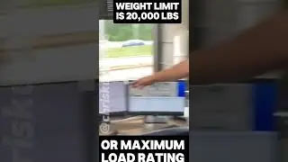 What's the weight limit on the steering axle?  #trucking #semitruck