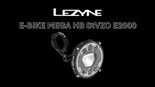 Lezyne E-Bike Mega HB StVZO E2000 - Fernlicht mit Zulassung