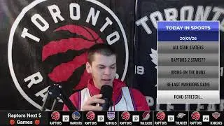 ALLSTAR STARTERS AND RAPTORS SNUBS?? CURTIS COLLINGS SPORTS TODAY