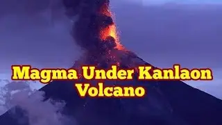 Неглубокое скопление магмы вулкана Канлаон, Филиппины, Индо-Тихоокеанское огненное кольцо, Канлаон
