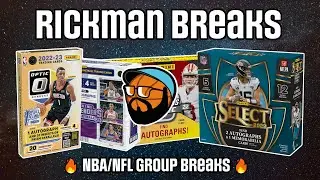 💥 GOLD VINYL 1/1! 💥 Monday Night Rickman LIVE Group Breaks | Basketball! Football! NBA! NFL!