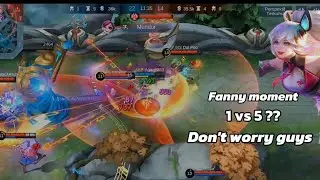 Fanny 1vs5 emang bisa?? || #mobilelegends #mlbbcreatorcamp #fannymoments #fannymontagefreestyle