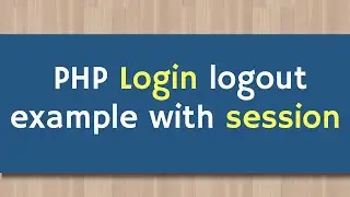 PHP MySQL Login System | php login system with session | PHP Advance Tutorial