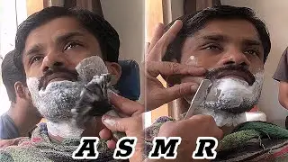 ASMR HARD BEARD SHAVING 🪒 YOUNG MEN TUTORIAL chacho barber shop 