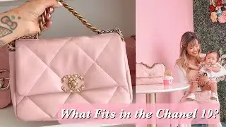 CHANEL 19 WHATS IN MY BAG? ♡ Also Wear & Tear Update & How to Shorten Strap ♡ xsakisaki