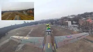 FPV'D HAWKER HURRICANE FLIGHT IN 30&deg; WEATHER WITH AEROBATICS AT LARGE PARK IN NYC.