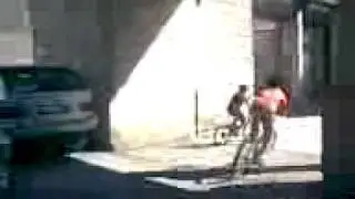 Corsa di biciclette a Calcarelli