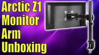 Arctic Z1 Basic Monitor Arm Unboxing