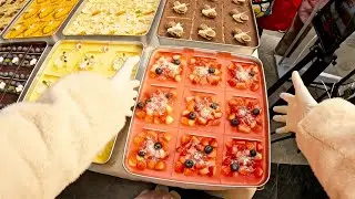 Tiramisu Cake Sale - Vlog || Street Food in China || Four-Piece Tiramisu#foodie #tiramisu