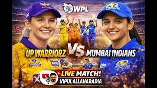 Live upw vs miw Wpl 2026 10th T20 | Score & Commentary | Wpl Match Today #wpl2026 #livematch