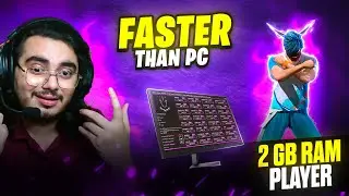 2 GB RAM Player 🐐 With 4 Finger Handcam ⚙️ Mobile Check 📲| Faster Than Pc📈 Free Fire India🇮🇳