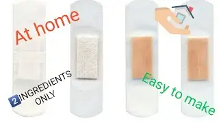 How to make band-aid at home| 2 ingredients easy| it's hamsa