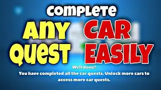 EASIEST WAY TO DO ANY CAR QUEST IN CRASH OF CARS