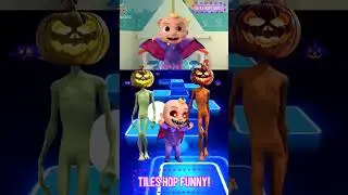 Cocomelon Halloween - Dame Tu Cosita Coffin Dance Song Cover Tiles hop #shorts