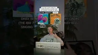 The First Song Sang By A Computer &ldquo;Daisy Bell&rdquo; Vs. The Original Version It Covered #shorts
