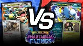 Мега Кангаскан против Мега Кангаскана. Настольная карточная игра Bouffalant TCG.