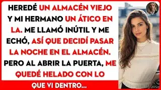 Heredé un viejo y destartalado almacén de mis padres, pero cuando entré...