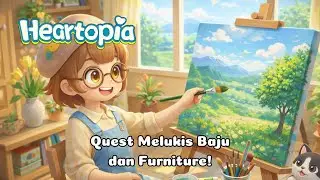 Menyelesaikan Misi Painting! Bisa Bikin Kostum Sendiri!! - Heartopia (Part 10)