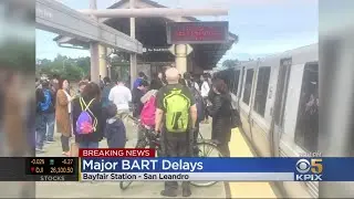 Track Problems Causing Major BART Delays Throughout System