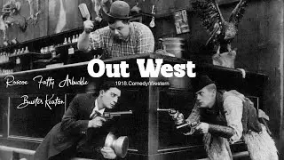 Out West (1918) - Buster Keaton - Roscoe Fatty Arbuckle - (Classic Movie Masters)