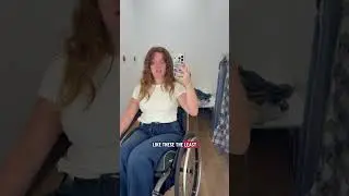 Try on pants with me as a wheelchair user #wheelchair #fashion #tryon