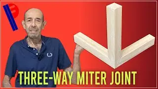 Three way miter joint - Junta de esquadria tripla