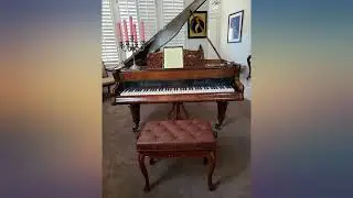 Genuine Leather Antique Style Adjustable Piano Bench Stool in Brown review