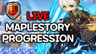 LIVE MAPLESTORY PROGRESSION | GMS WINTER UPDATE PART 2 | WILD HUNTER 295 PUSH