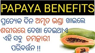 Benefits of papaya,Health benefits of papaya in odia, Odia health tips on papaya,Health Tips