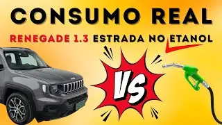 Qual &eacute; Consumo REAL Jeep Renegade 1.3 Turbo no Etanol?