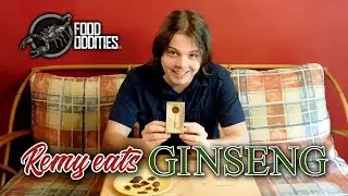 Remy Eats Ginseng (Food Oddities - www.foododdities.com)