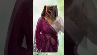 ✨ Trendy Petite Georgette Saree  Embellished Party Wear Saree with Blouse  Elegant Saree Collection