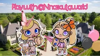 My avatar world girl Celestina plays with @Ninascuteworld 