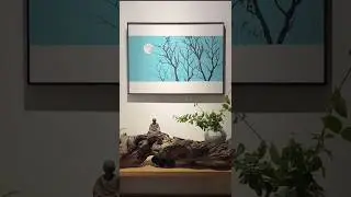 Japanese Painter Creates Tree Art!