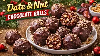 Dates & Nuts Chocolate Balls | Healthy No-Bake Dessert Recipe
