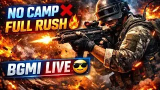 BGMI LIVE 😎 | SQUAD RUSH + CLUTCH | HINDI  | MR HackerLive