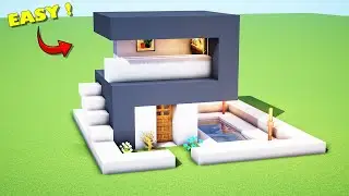 Minecraft - Cara Membuat Rumah Modern Simple di Minecraft